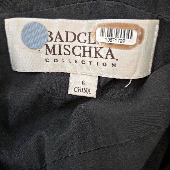 Badgley Mischka Collection Miramare Sleeveless Special Occasion Gown Size 6 - Picture 3 of 9